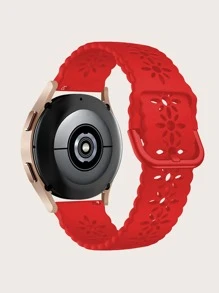 鏤空錶帶兼容三星手錶 - 紅色 - 查看 2