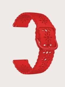 鏤空錶帶兼容三星手錶 - 紅色 - 查看 6