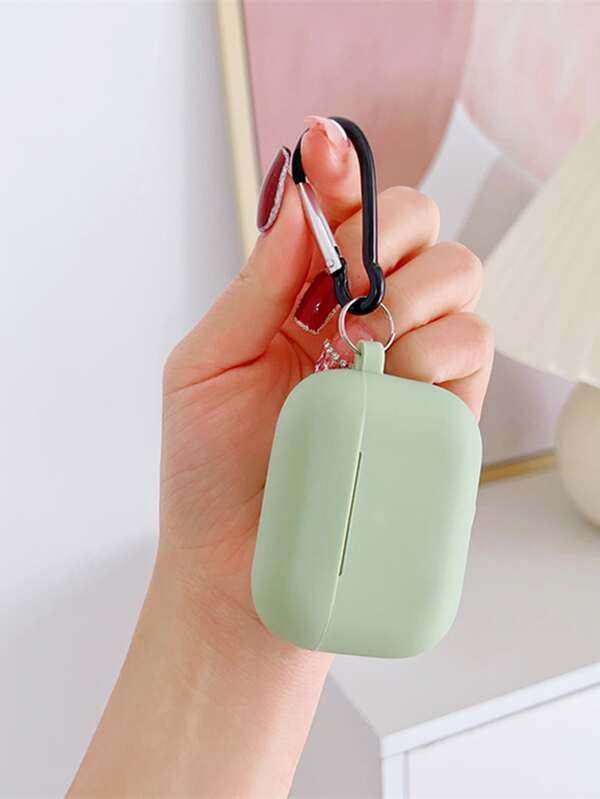 1pc Silicone Case Compatible With AirPods SHEIN USA