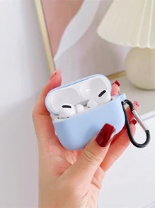 1 x Vỏ silicon Tương thích với AirPods - Màu xanh nhạt - Xem 2