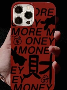 Funda para móvil con estampado de letra - Multicolor - Ver 4