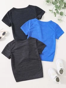 Toddler Boys 3pcs Space Dye Tee - Multicolor - View 2