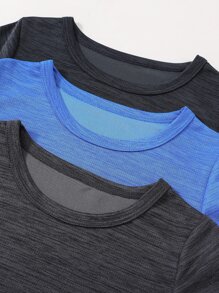 Toddler Boys 3pcs Space Dye Tee - Multicolor - View 4