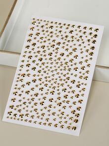 1 pieza Pegatinas de gemas de cristal 3D de tamaños múltiples, decoraciones faciales para disfraz de fiesta de baile, maquillaje y accesorios del estilo Y2K