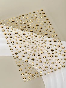 1 pieza Pegatinas de gemas de cristal 3D de tamaños múltiples, decoraciones faciales para disfraz de fiesta de baile, maquillaje y accesorios del estilo Y2K