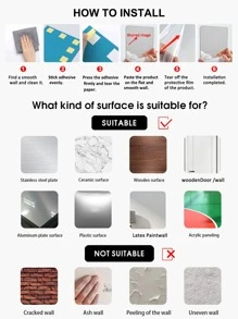 1 miếng dán tường gương hình dạng bất đối xứng, miếng dán gương Acrylic dày 2mm, thích hợp cho phòng ngủ, phòng khách, phòng tắm, nhà bếp. Quà tặng tốt nhất - Bạc - Xem 6