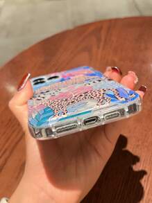 豹紋圖案手機殼，適用於iPhone 11、iPhone 13、iPhone 14 Pro Max - 彩色 - 查看 3