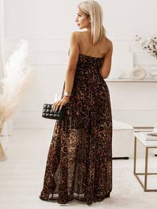 Đầm Dây kéo In hoa Báo Giải trí - Nhiều màu - Xem 2