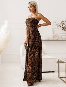 Đầm Dây kéo In hoa Báo Giải trí - Nhiều màu - Xem 5