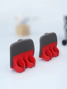 1 pieza Pelador de verdura de plástico - Gris - Ver 5