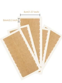 60 Pcs Hair Extension Tape Tabs Double Sided Extension Tapes for Replacement 4cm X 0.8cm