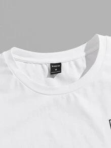 GENTILAND Men T-Shirts Fit Crew Neck Short Sleeve Graphic Tee Anime Casual Japanese Fashion Polyester - White - View 3