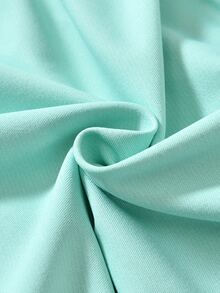 Girls Number Print Crop Sweatshirt - Mint Green - View 7