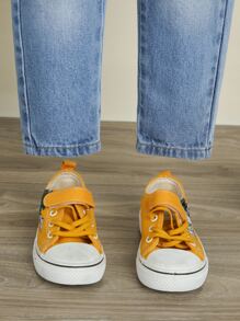 Toddler Boys Ripped Frayed Patched Pocket Denim Dungarees - Medium Wash - View 7