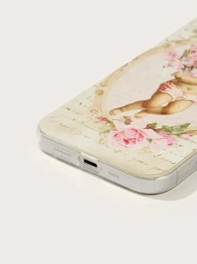 ROMWE Funda para móvil con patrón de ángel - Multicolor - Ver 3