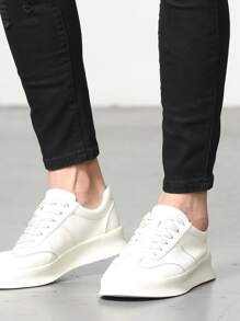 Manfinity Men Solid Skinny Jeans - Black - View 5