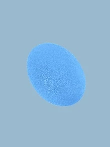 1 pieza portátil Yoga bola - Azul - Ver 3