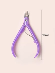 1入組不銹鋼指甲刀適用於厚指甲和向內生長趾甲片脚趾甲修建工具適合男士女士老年人鋒利曲綫專業修腳工具