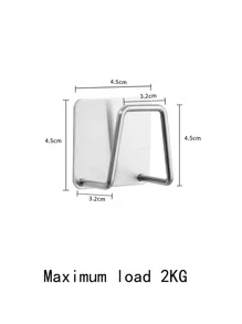 1 pieza Soporte para esponja sin taladros, estante de pared para esponja, rejilla de acero inoxidable para fregadero - Multicolor - Ver 7
