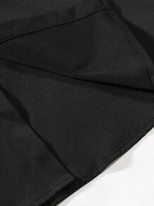 Manfinity Men Plus Plaid Print Pocket Patched Shirt - Black - View 5