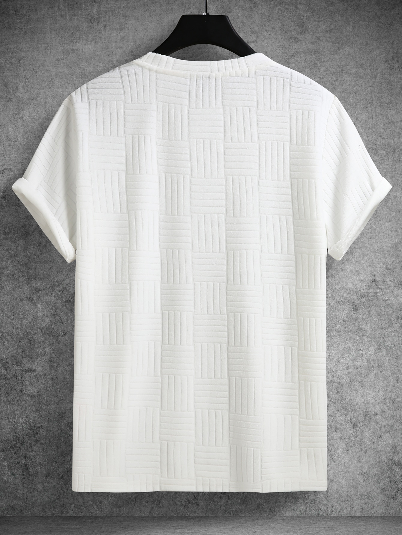 OTTIMOZO تيشيرتات رجالي مناسبة الجسم ذات ياقة طاقم...