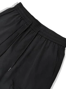 Manfinity EMRG Lỏng lẻo Nam Quần Cargo Với Flap túi Và Bên Túi - màu đen - Xem 5