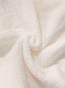 SHEIN 新生儿圆形毯子摄影套装 - 白色 - 查看 6