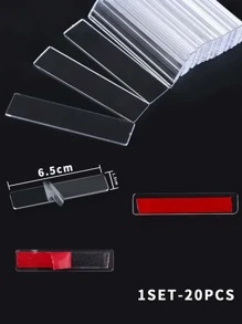 20入組美甲展示和1卷織帶 - 無色 - 查看 6