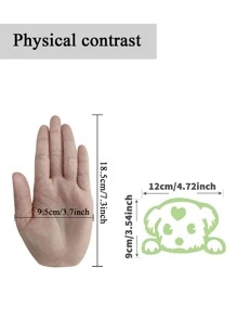 狗狗圖案燈開關貼紙 - 綠色 - 查看 8