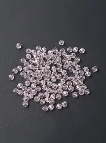 120pcs Crystal Bead DIY Jewelry Accessory - Baby Pink - View 1