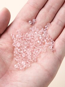 120pcs Crystal Bead DIY Jewelry Accessory - Baby Pink - View 2
