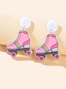 Roller Skates Drop Earrings - Multicolor - View 1
