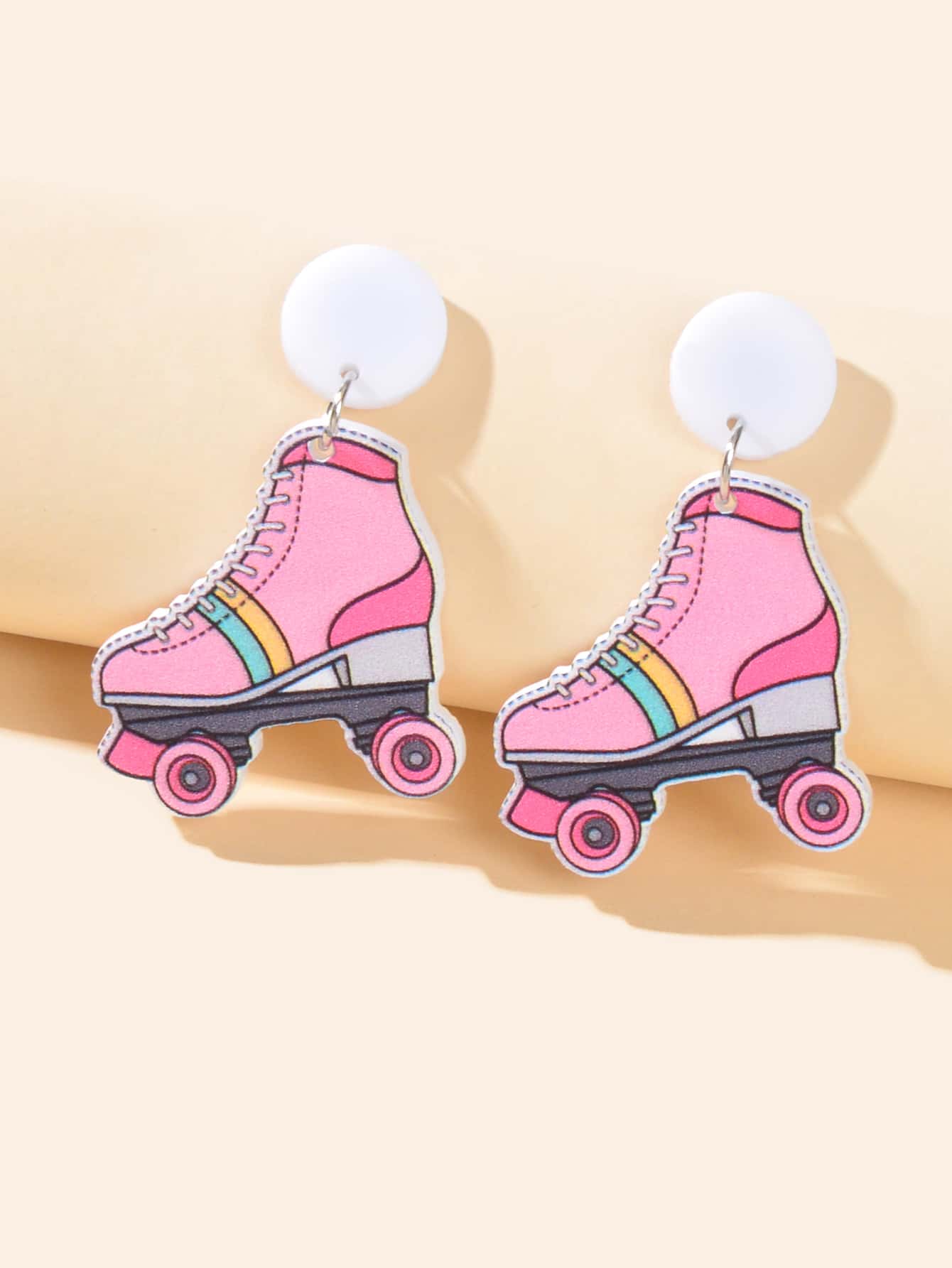 Roller Skates Drop Earrings - Multicolor - View 1