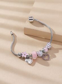 Pulsera decorativa con flores para el Día de San Valentín - Multicolor - Ver 4