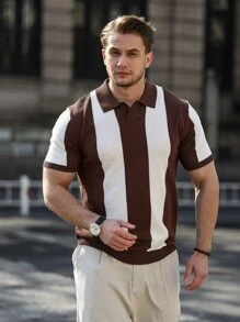 Manfinity Homme Men Two Tone Knit Top - Multicolor - View 3