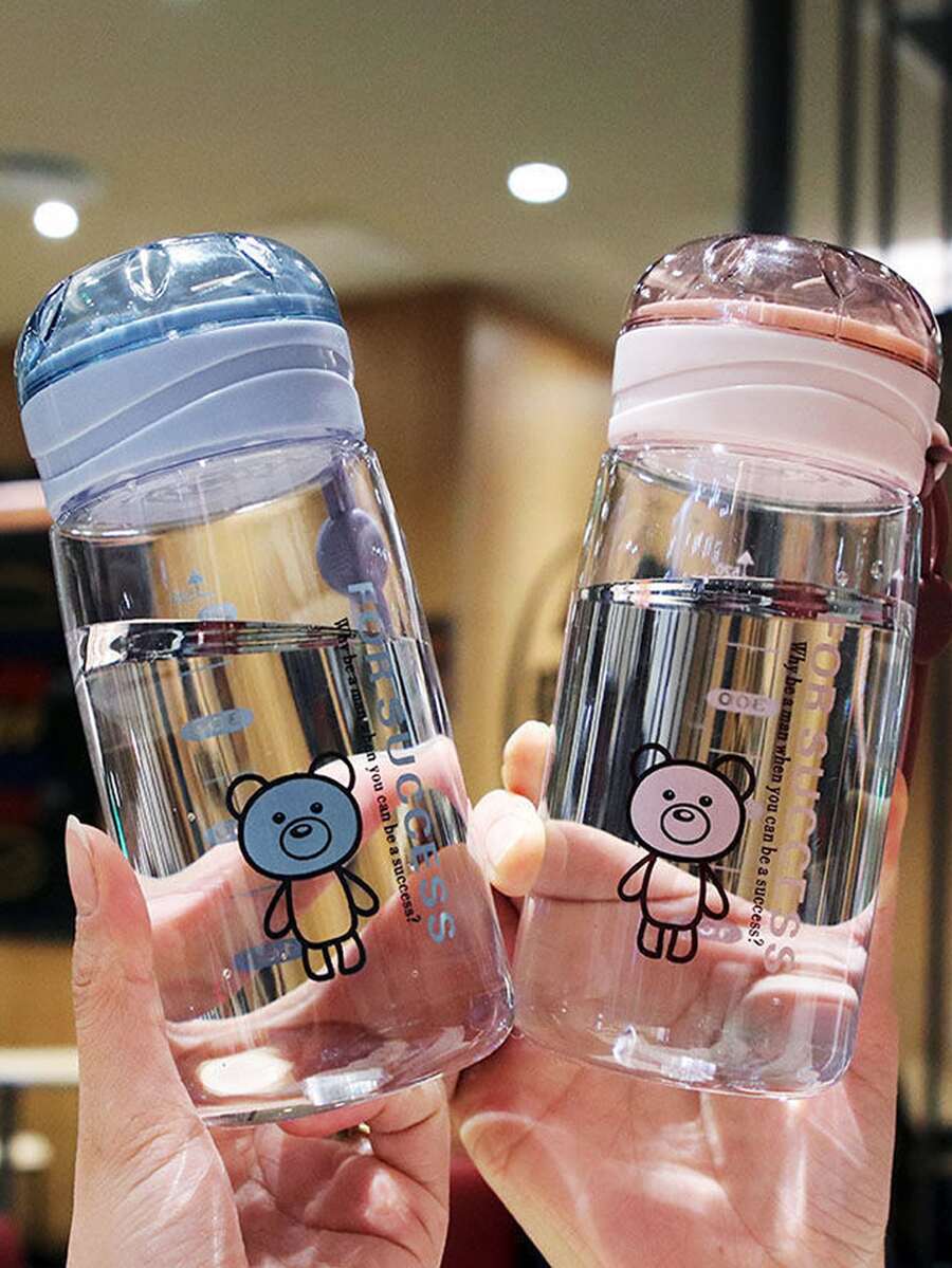 1 pieza Vaso de plástico estilo coreano - Multicolor - Ver 1