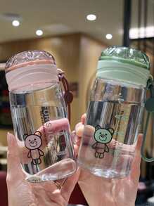 1 pieza Vaso de plástico estilo coreano - Multicolor - Ver 5