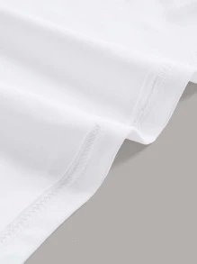 ROMWE Kawaii Star Print Raglan Sleeve Tee, School - Multicolor - View 3