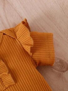 Bộ đồ Em bé Nút Xù Gân đan Hoa - Nhiều màu - Xem 4