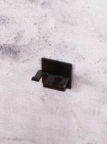 1 pieza Soporte para afeitadora unicolor montado en la pared - Gris - Ver 2