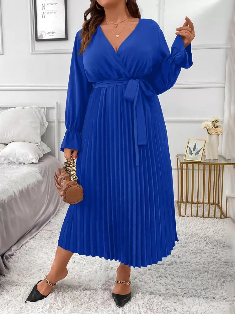 turtleneck flounce sleeve pleated hem belted dress Amazon.com: Dresses for Women Turtleneck Flounce Sleeve Pleated Hem Belted  Dress (Color : Black, Size : X-Small) : 
