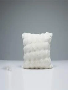 Solid Plush Decorative Pillow - Multicolor - View 1