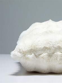 Solid Plush Decorative Pillow - Multicolor - View 5