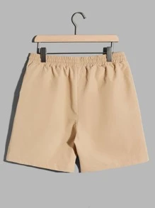 Manfinity VCAY Men Button Front Shirt & Drawstring Waist Shorts - Multicolor - View 4