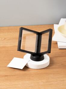 1入組塑膠幾何框架 - 黑色 - 查看 2