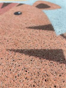 Blue Cartoon Tiger Floor Mat,Wear-resistant Shock-absorbing Non-slip Rug - Multicolor - View 5