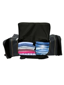 1pc Contrast Piping Training Bag - Black - View 5