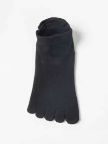 1 par de calcetines deportivos antideslizantes para exteriores - Negro - Ver 5