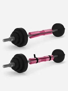 peipo 1pc Sports Barbell Shoulder Pad Gym Accessories, Sport, Gym, Home Exercise, Sport Accessories, Gym Accessories, CrossFit Accessories - Hot Pink - View 2