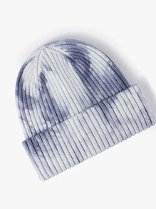 Đàn ông Tie Dye Beanie - Xanh và trắng - Xem 2